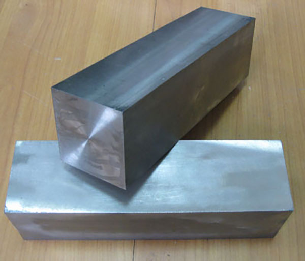 Titanium forging block